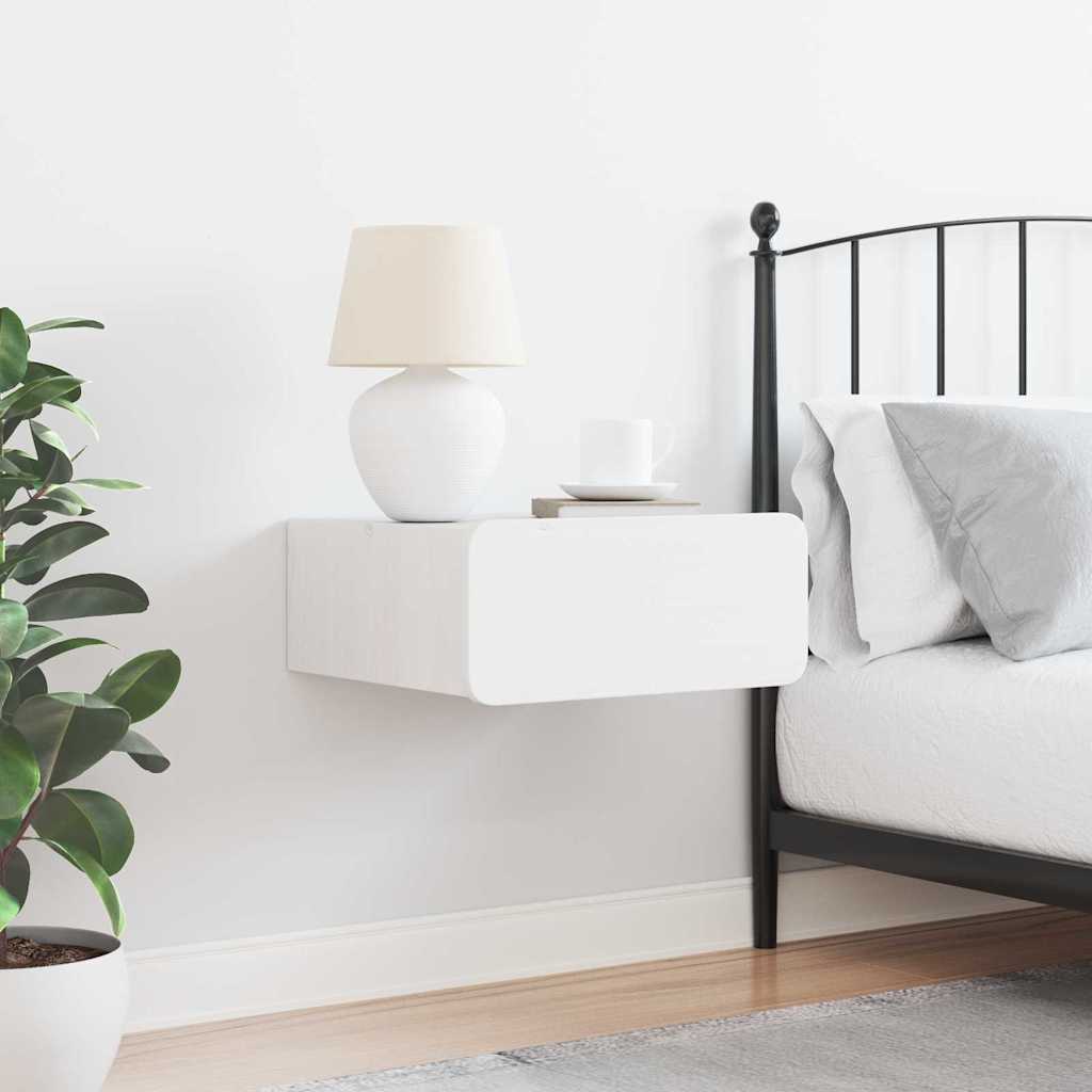 Mesa-de-cabeceira com gaveta Branco 39 x 34 x 16.5 cm