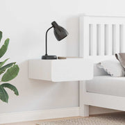 Mesa-de-cabeceira com gaveta 2 pcs Branco 39 x 34 x 16.5 cm