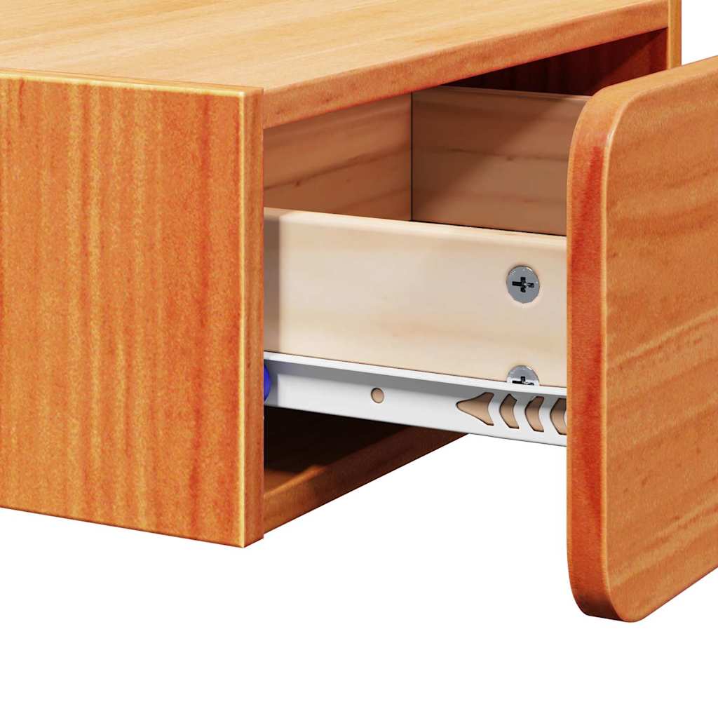 Mesa-de-cabeceira com gaveta Castanho-mel 39 x 34 x 16.5 cm