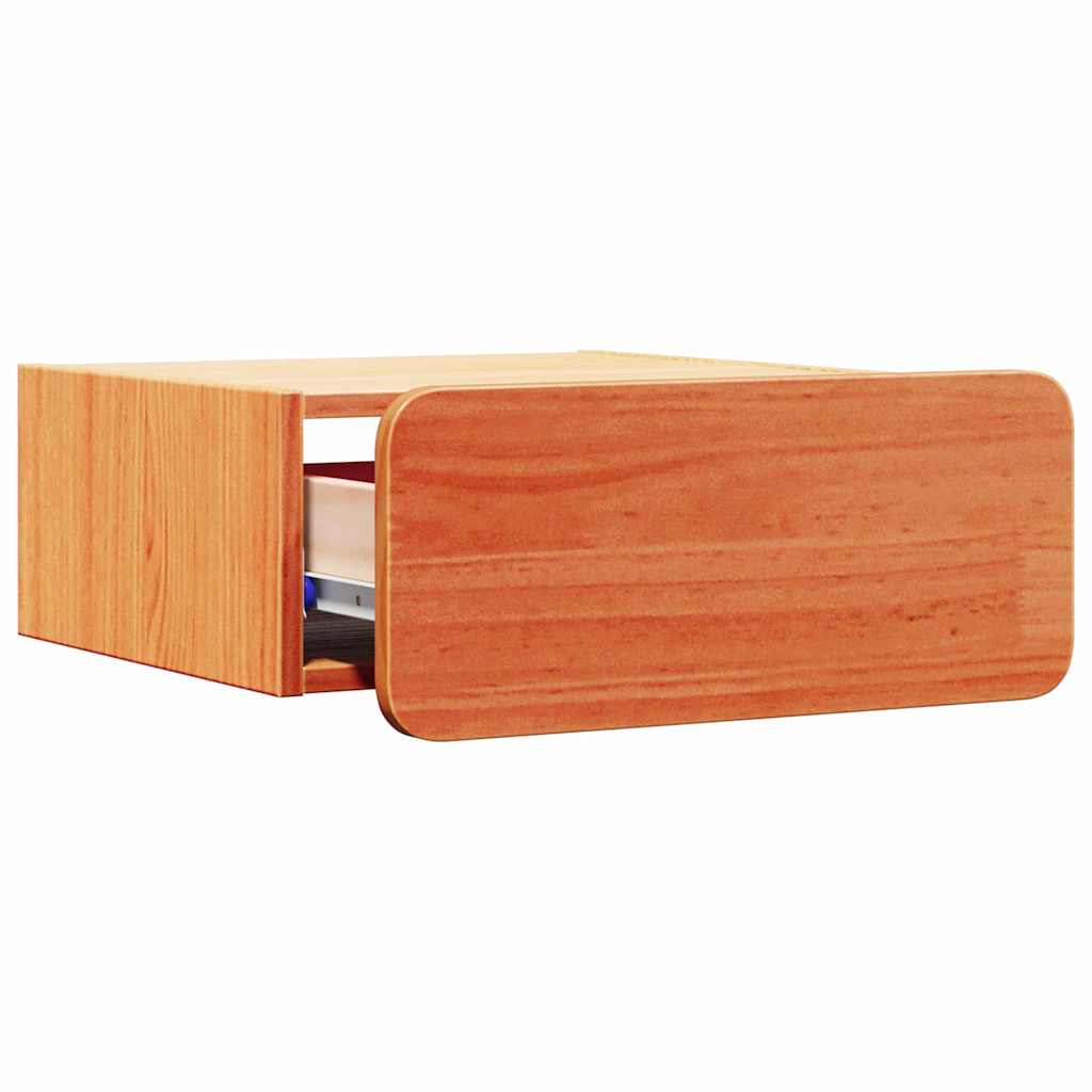 Mesa-de-cabeceira com gaveta Castanho-mel 39 x 34 x 16.5 cm