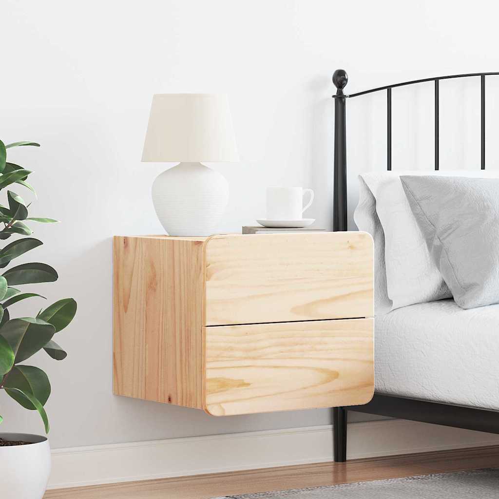 Mesa-de-cabeceira com gaveta Castanho 39 x 34 x 33 cm
