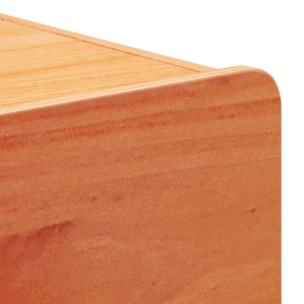 Mesa-de-cabeceira com gaveta 2 pcs Castanho 39 x 34 x 33 cm