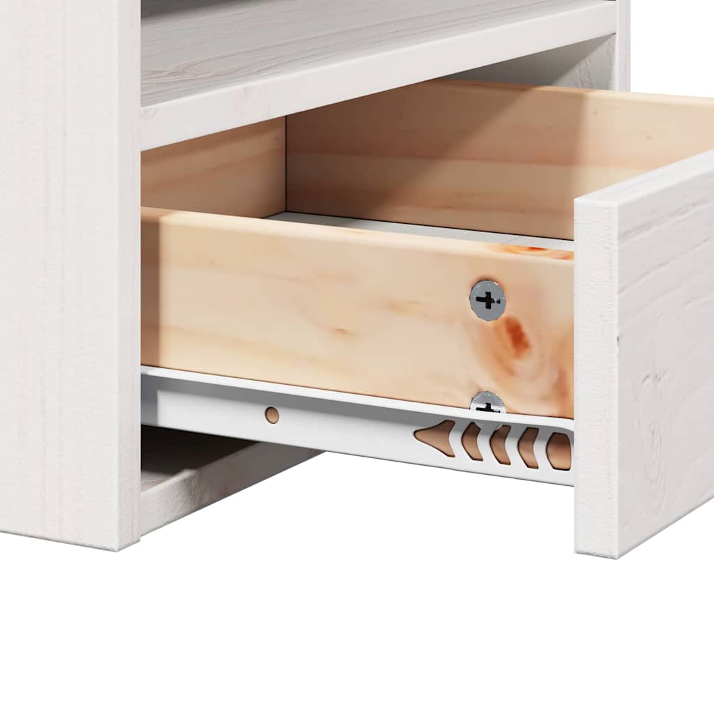 Mesa-de-cabeceira com gaveta Branco 38 x 36 x 29,5 cm