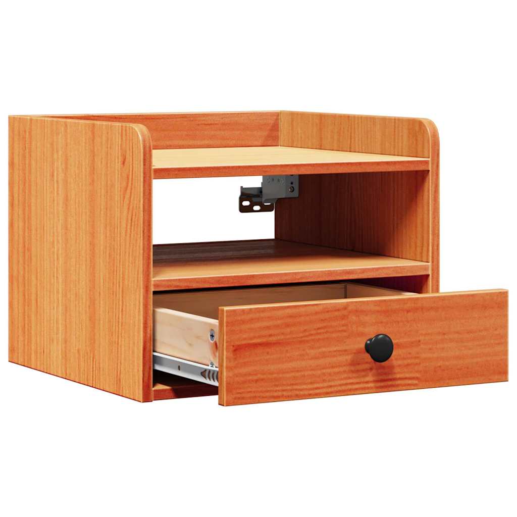 Mesa-de-cabeceira com gaveta Castanho-mel 38 x 36 x 29,5 cm