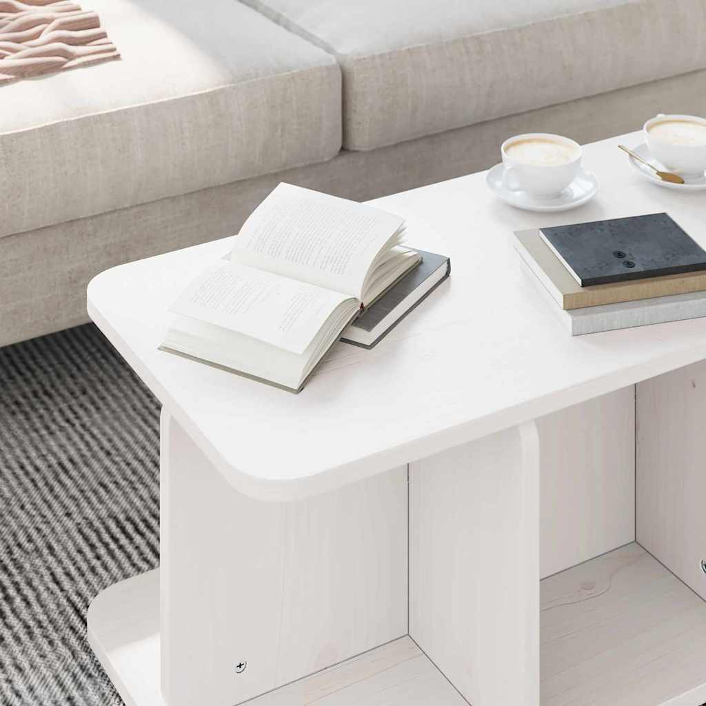 Mesa de centro Branco 80 x 39.5 x 33.5 cm