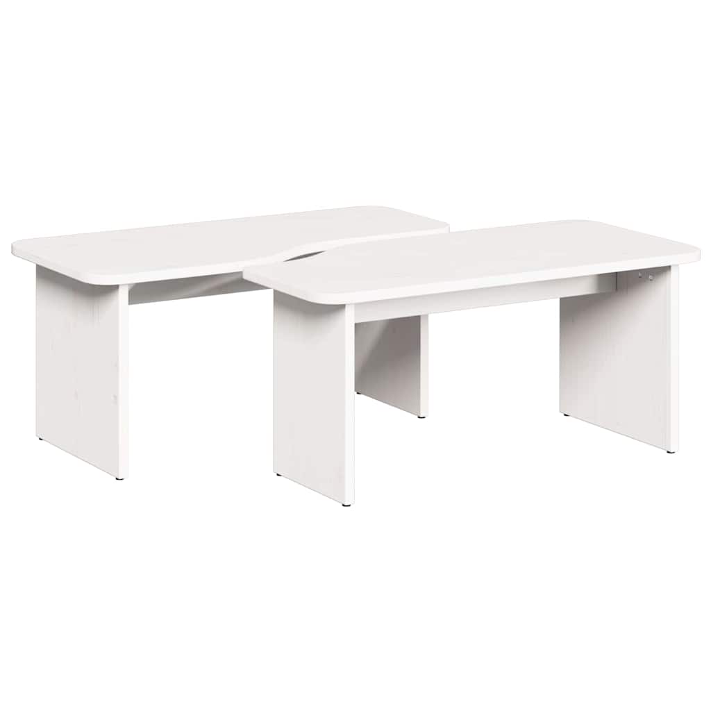 Mesa de centro Branco 100 x 69 x 35.5 cm