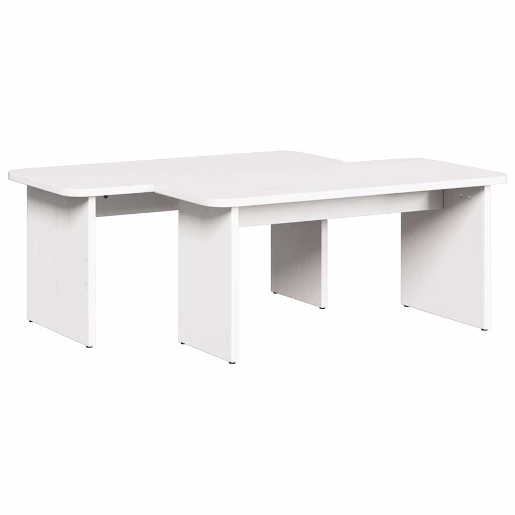 Mesa de centro Branco 100 x 69 x 35.5 cm