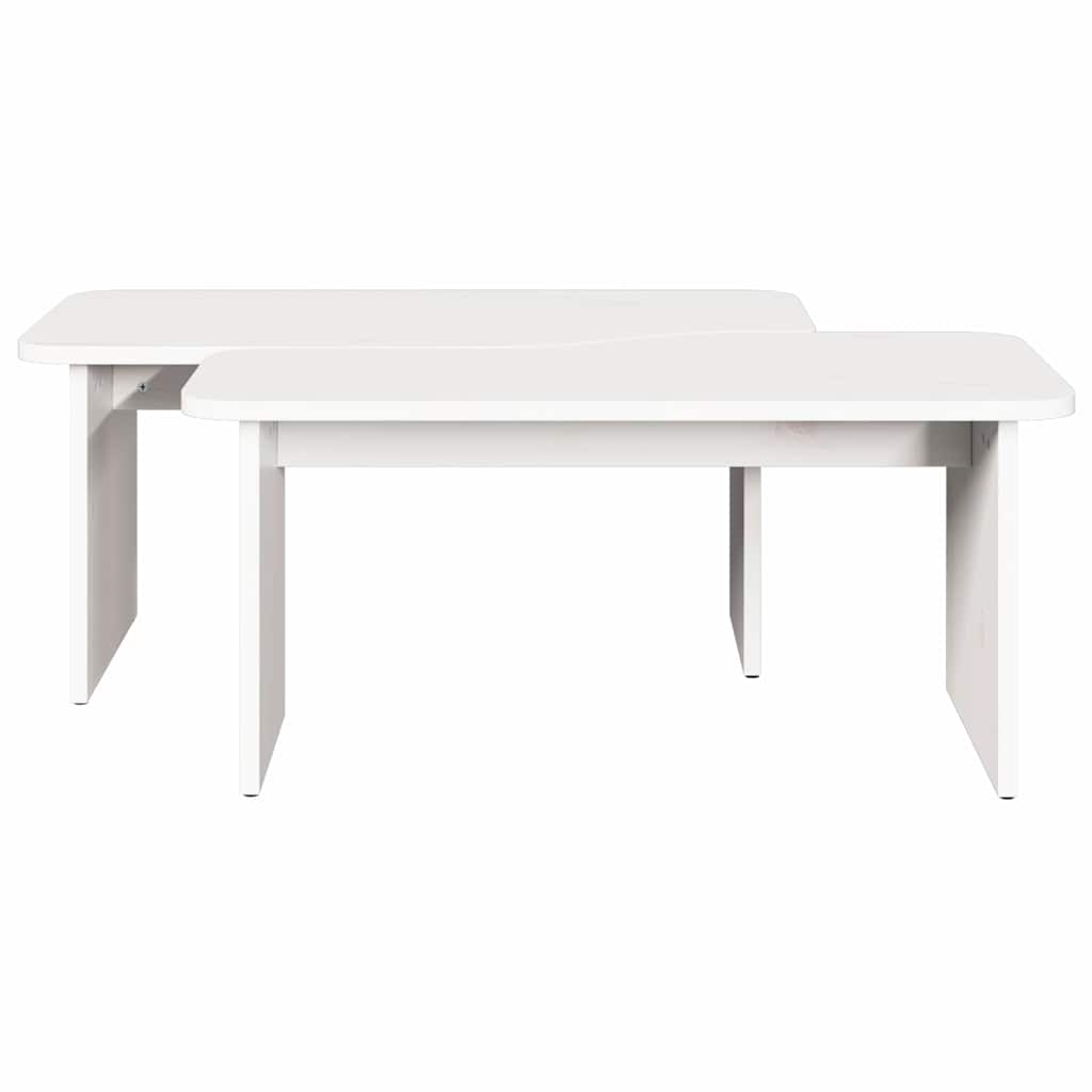 Mesa de centro Branco 100 x 69 x 35.5 cm