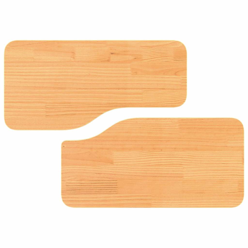 Mesa de centro Castanho-mel 100 x 69 x 35.5 cm