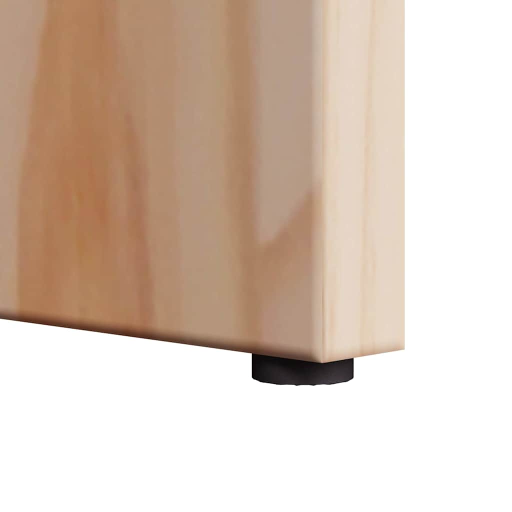 Mesa Lateral Natural 50 x 40 x 50 cm Madeira de pinho maciça