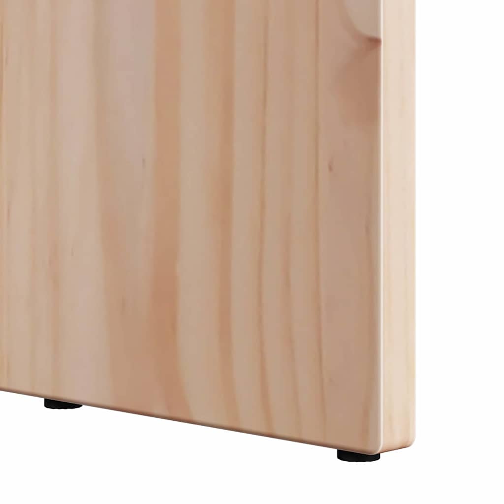 Mesa de centro Natural 50 x 50 x 35 cm Madeira de pinho maciça