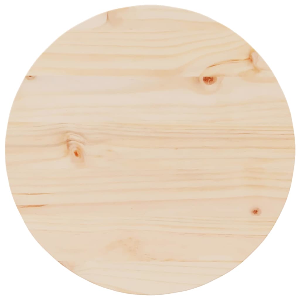 Mesa de centro Natural 50 x 50 x 35 cm Madeira de pinho maciça