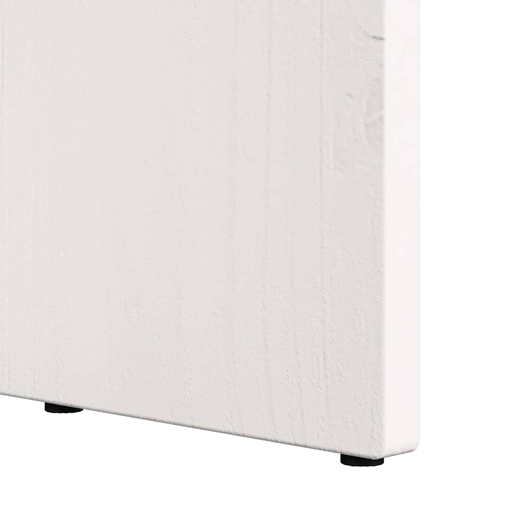 Mesa de centro Branco 50 x 50 x 35 cm Madeira de pinho maciça