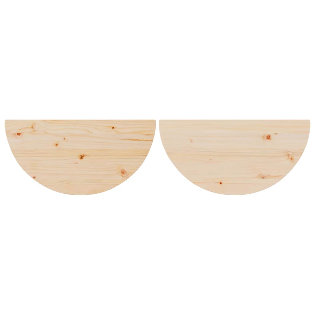Mesa de centro 2 pcs Natural 79 x 39.5 x 40 cm