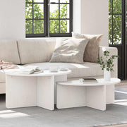 Mesa de centro 2 pcs Branco 79 x 39.5 x 40 cm
