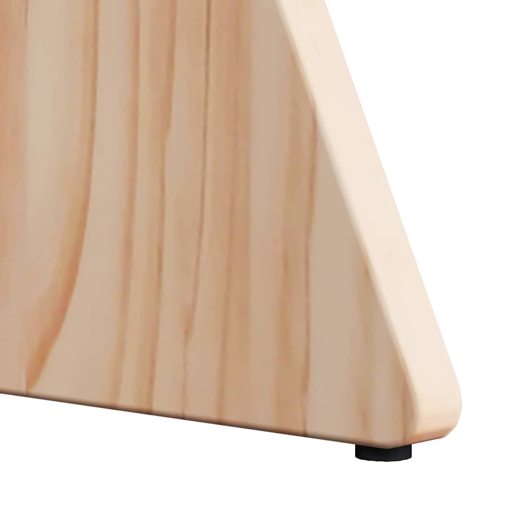 Mesa de centro 3 pcs Natural 49 x 49 x 30 cm