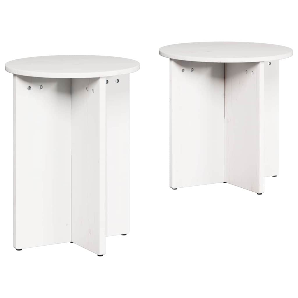 Mesa de centro 2 pcs Branco 41,5 x 41,5 x 41 cm