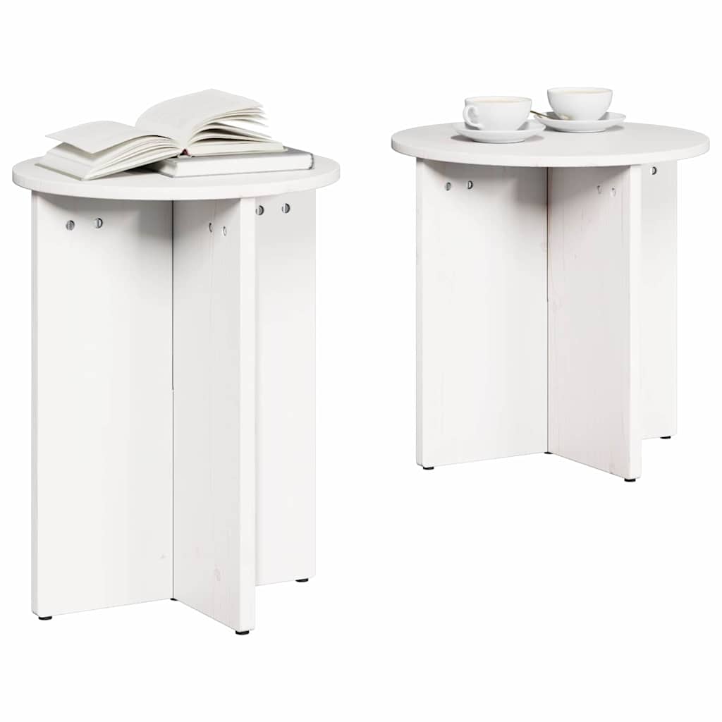 Mesa de centro 2 pcs Branco 41,5 x 41,5 x 41 cm