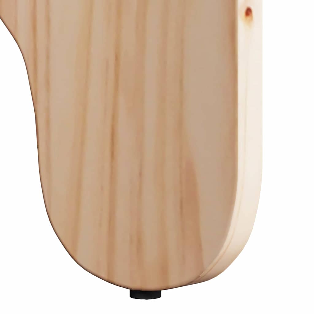 Mesa de centro 2 pcs Natural 39,5 x 39,5 x 30 cm