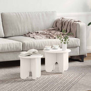 Mesa de centro 2 pcs Branco 39,5 x 39,5 x 30 cm