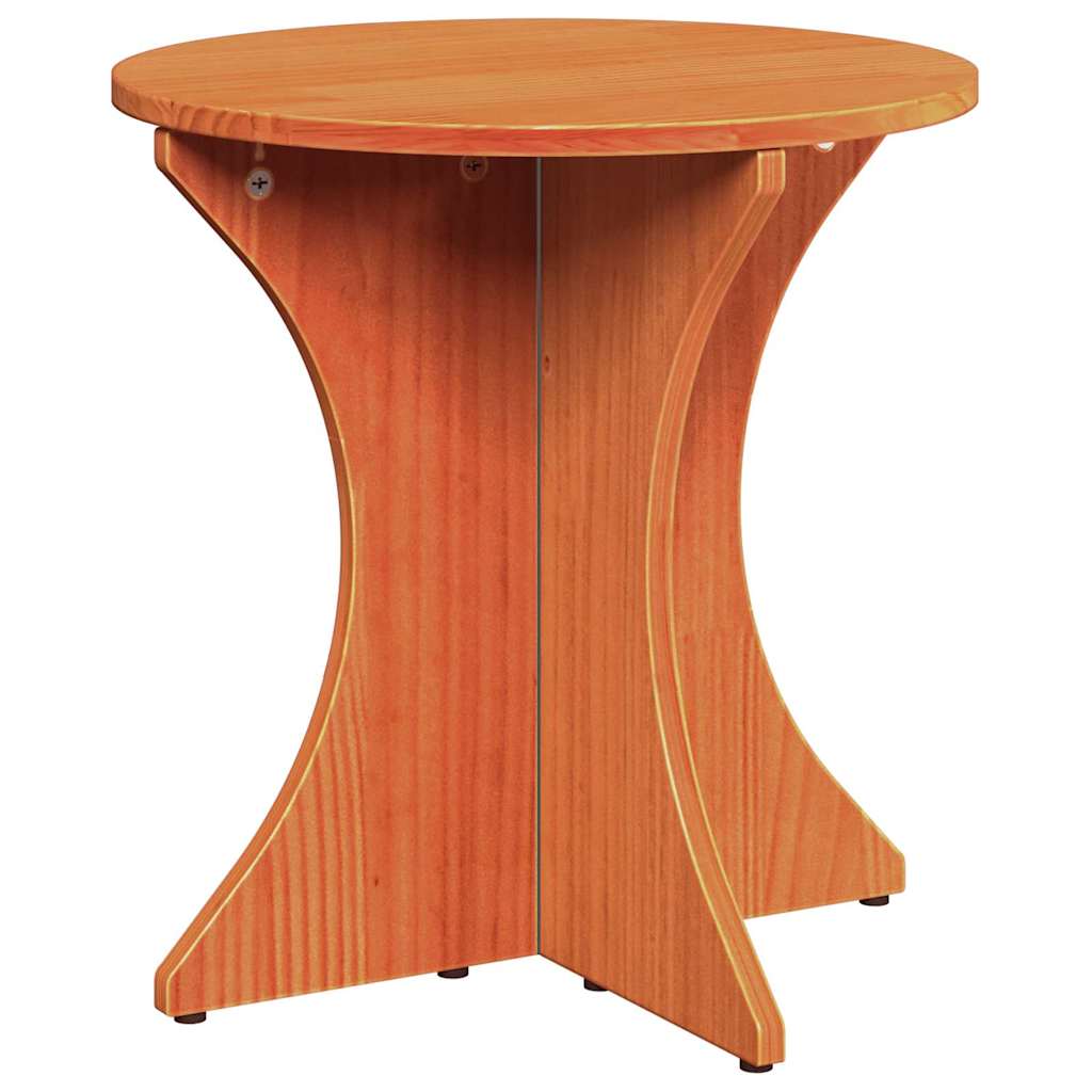 Mesa de centro 2 pcs Castanho-mel 46 x 46 x 47 cm