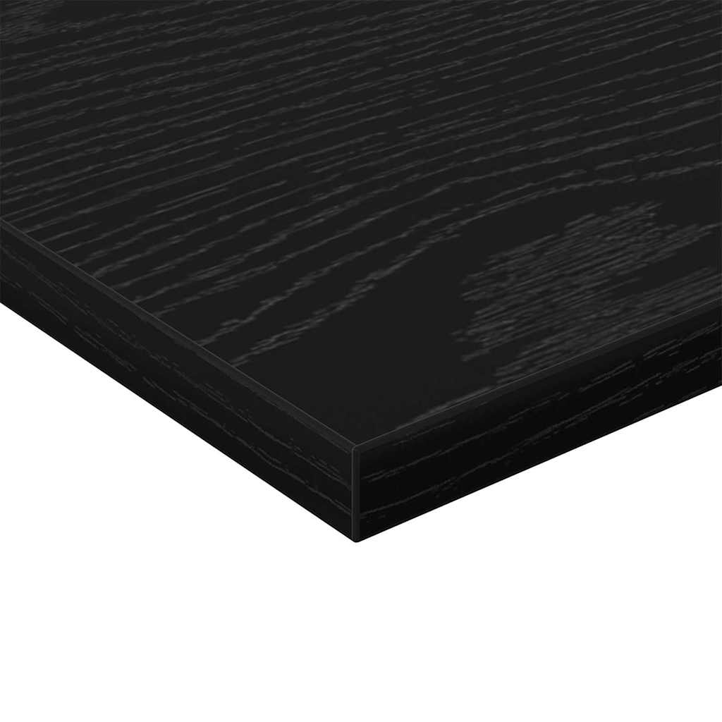 Estante de Prateleira 4 pcs Preto 40 x 20 x 1.5 cm