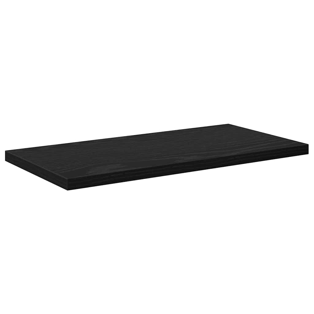 Estante de Prateleira 4 pcs Preto 40 x 20 x 1.5 cm