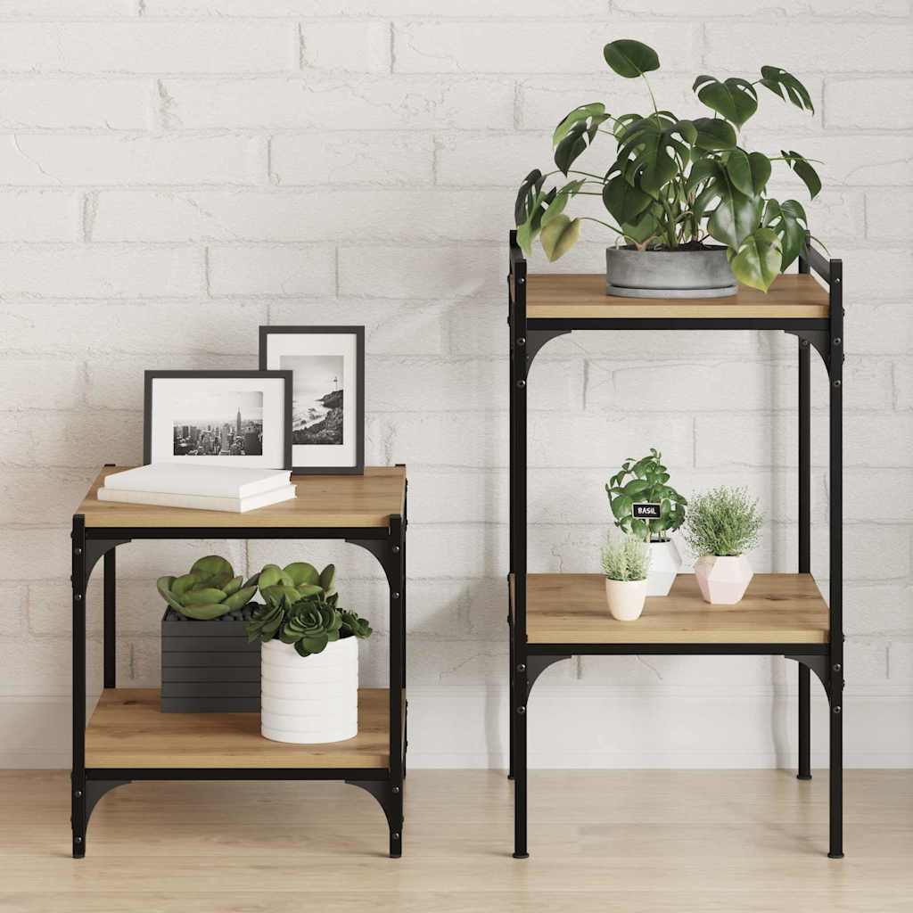 Estante de Prateleira 4 pcs Castanho 100 x 10 x 1.5 cm