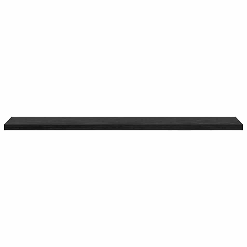 Estante de Prateleira 4 pcs Preto 60 x 10 x 1.5 cm