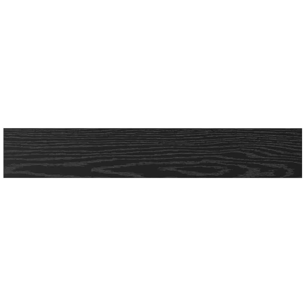 Estante de Prateleira 4 pcs Preto 60 x 10 x 1.5 cm