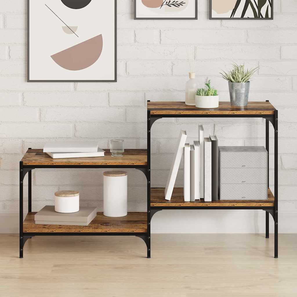 Estante de Prateleira 4 pcs Castanho 100 x 10 x 1.5 cm