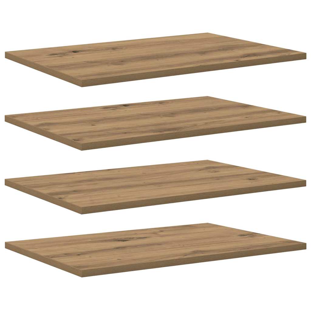 Estante de Prateleira 4 pcs Castanho 60 x 40 x 1.5 cm