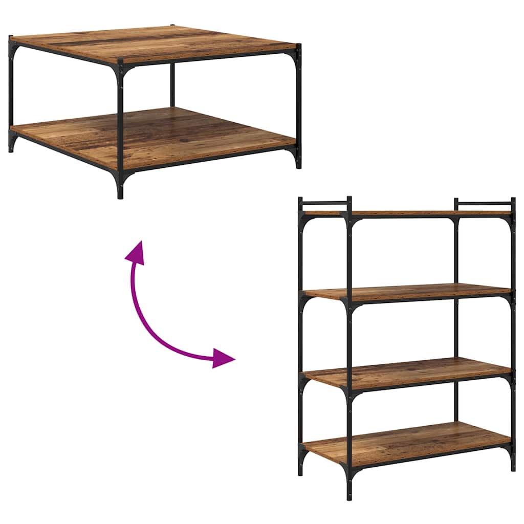 Estante de Prateleira 4 pcs Castanho 100 x 10 x 1.5 cm