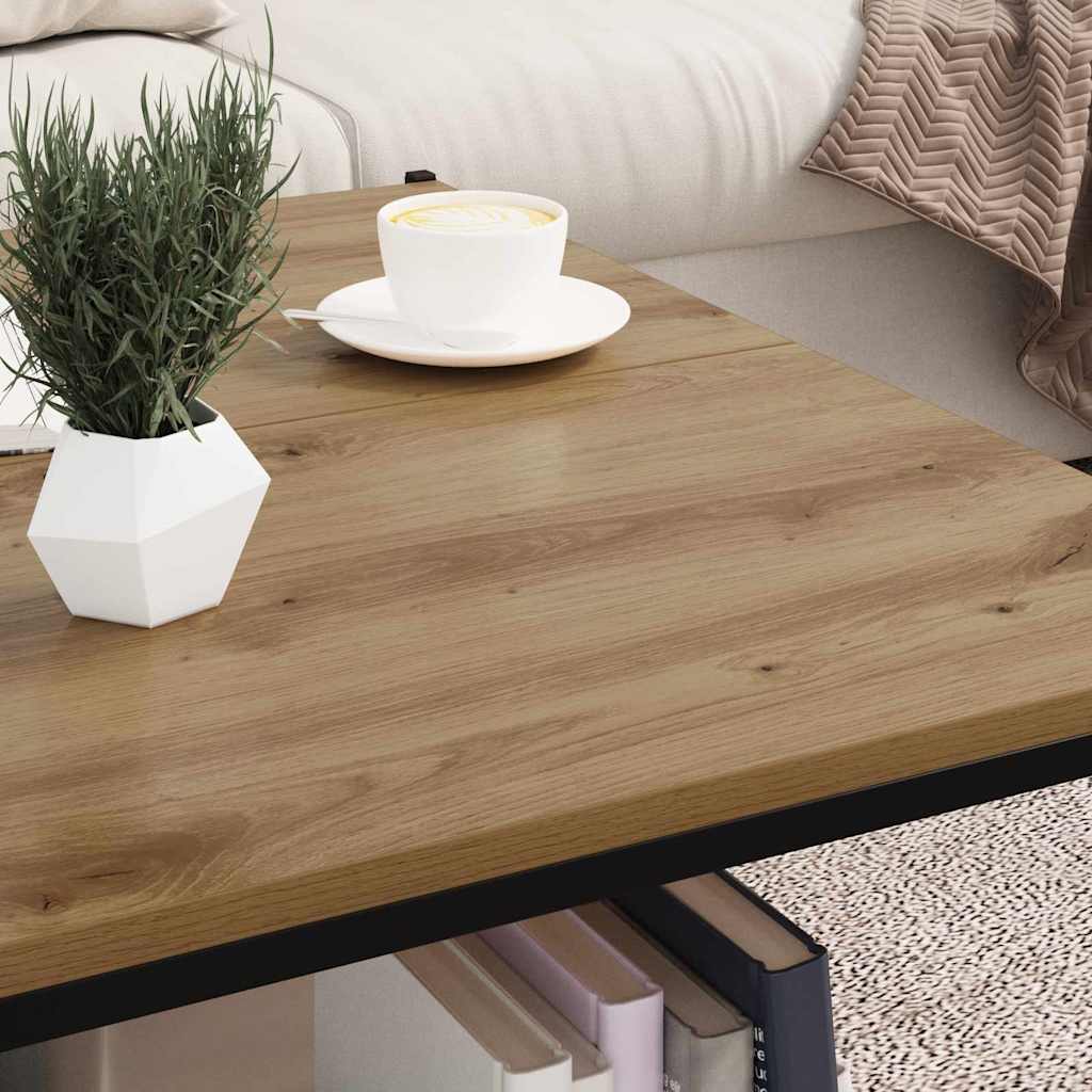 Estante de Prateleira 4 pcs Castanho 100 x 10 x 1.5 cm