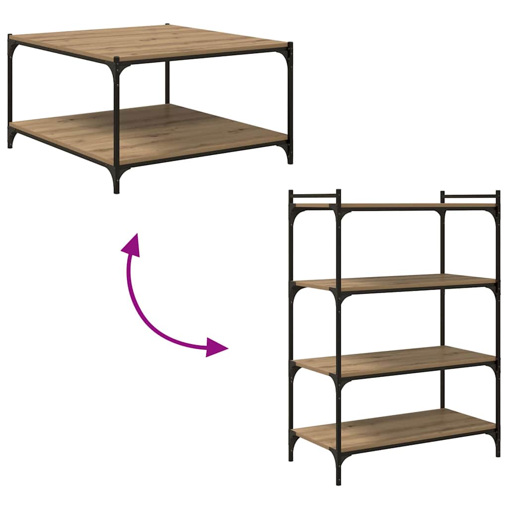 Estante de Prateleira 4 pcs Castanho 100 x 10 x 1.5 cm