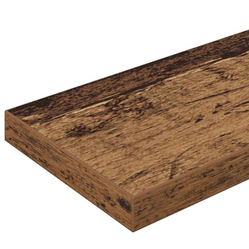 Estante de Prateleira 4 pcs Castanho 100 x 10 x 1.5 cm