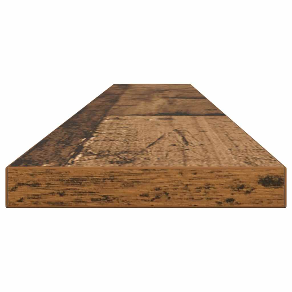 Estante de Prateleira 4 pcs Castanho 100 x 10 x 1.5 cm