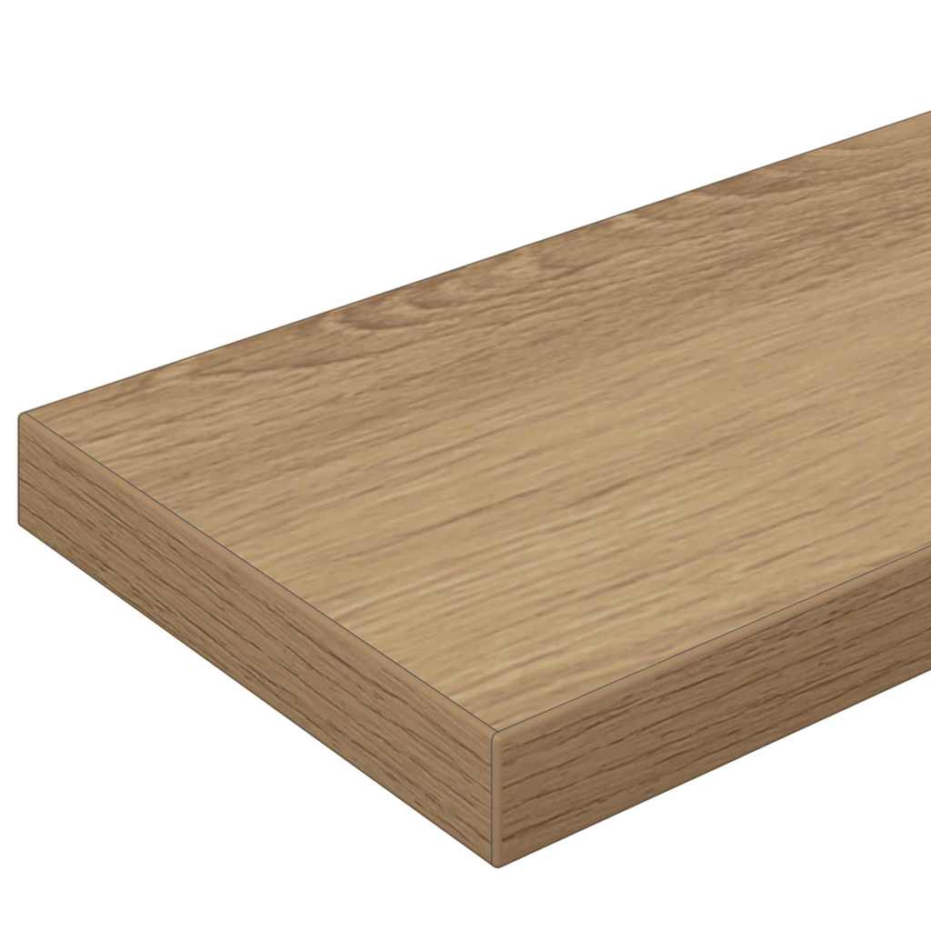 Estante de Prateleira 4 pcs Castanho 100 x 10 x 1.5 cm