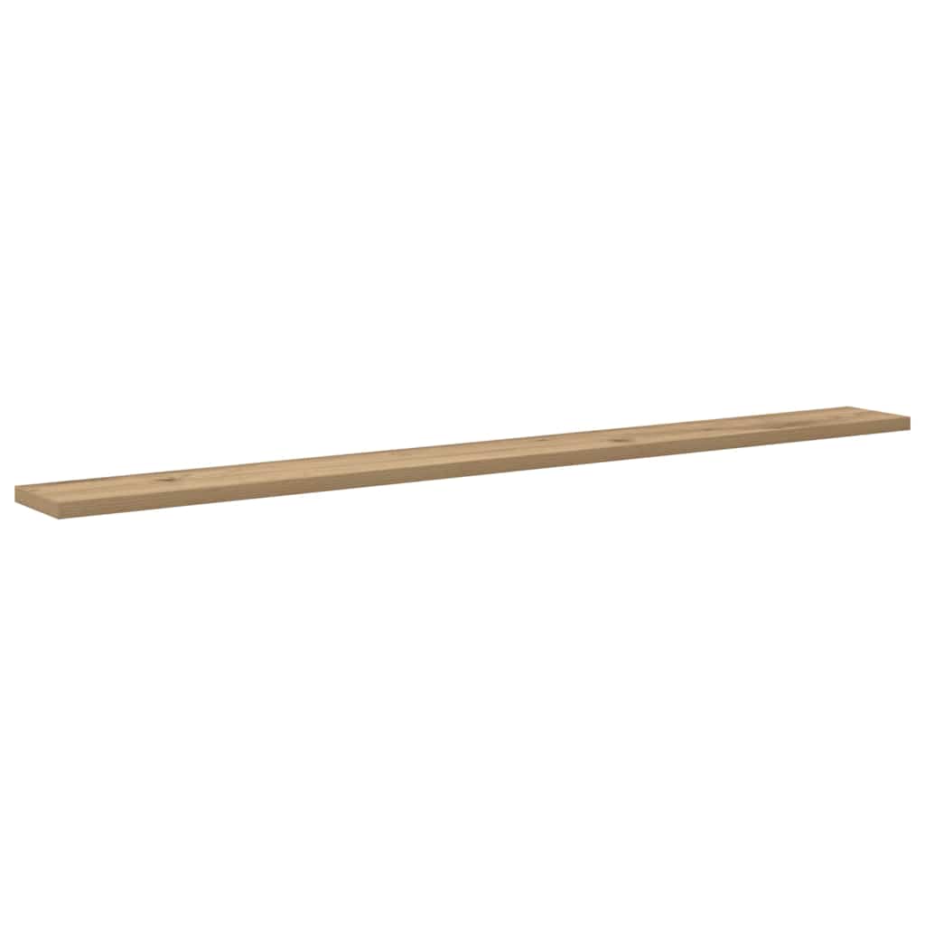 Estante de Prateleira 4 pcs Castanho 100 x 10 x 1.5 cm