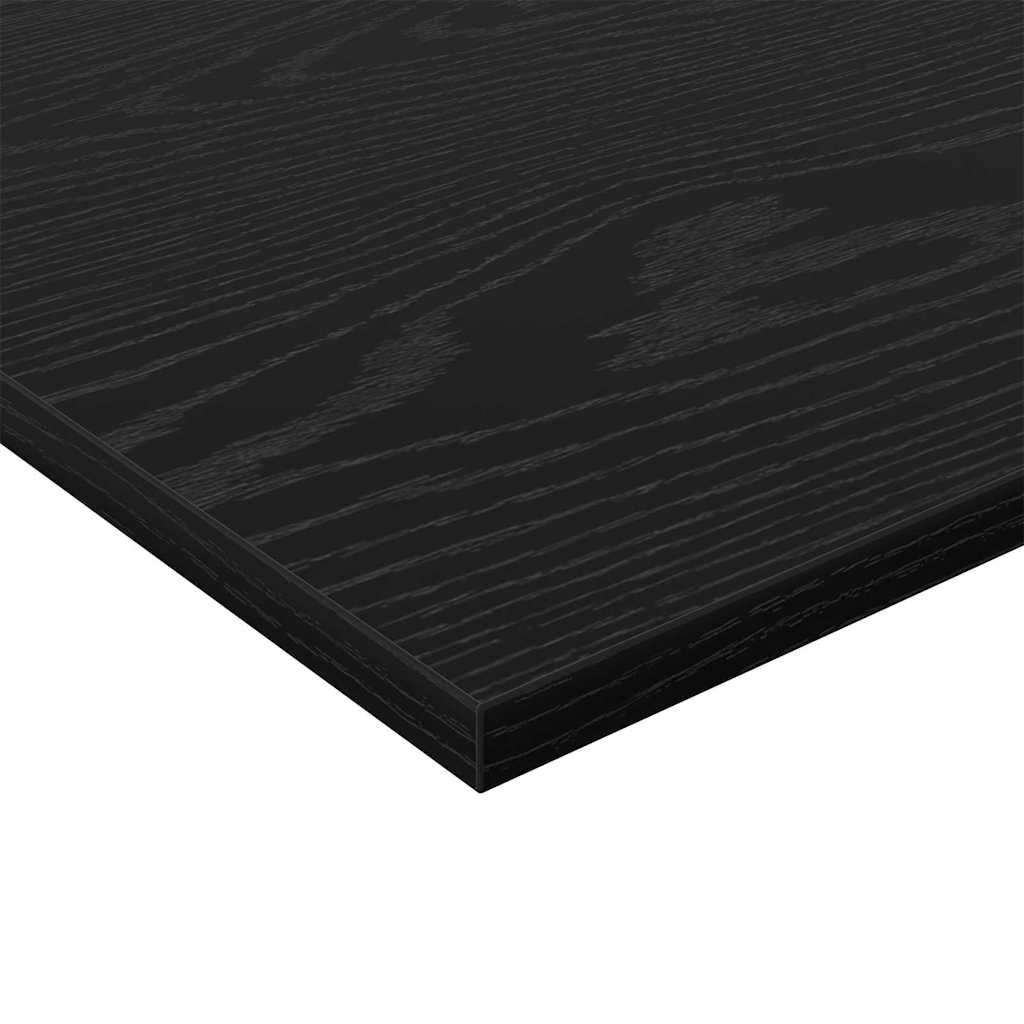 Estante de Prateleira 4 pcs Preto 100 x 20 x 1.5 cm