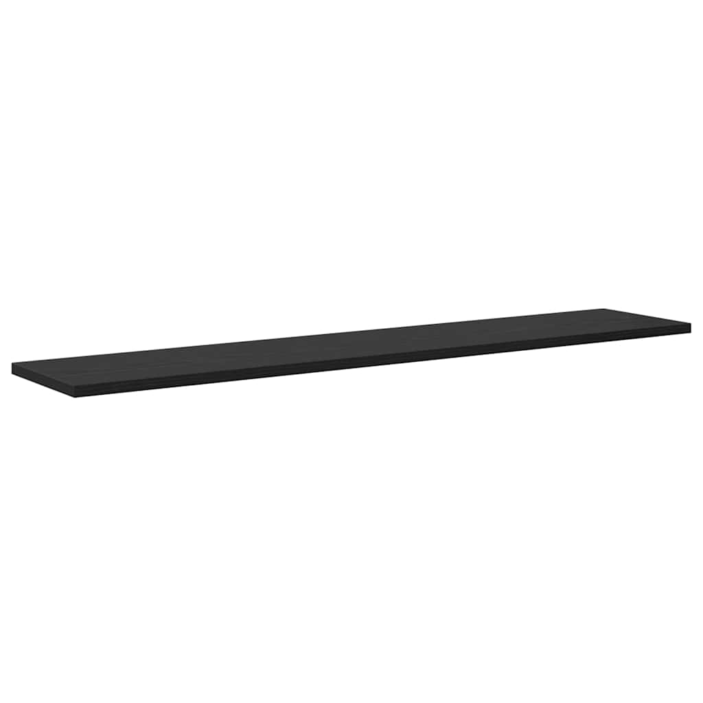 Estante de Prateleira 4 pcs Preto 100 x 20 x 1.5 cm