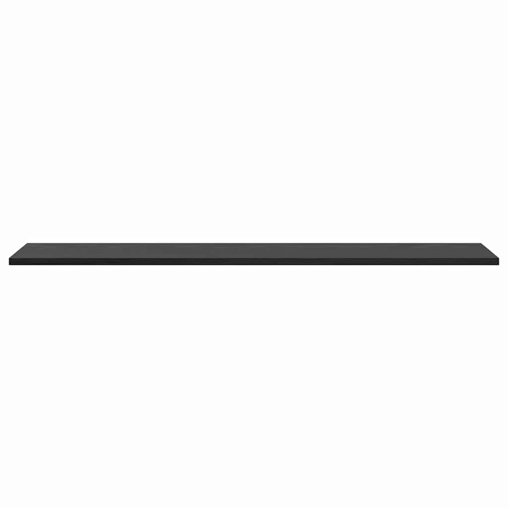 Estante de Prateleira 4 pcs Preto 100 x 20 x 1.5 cm