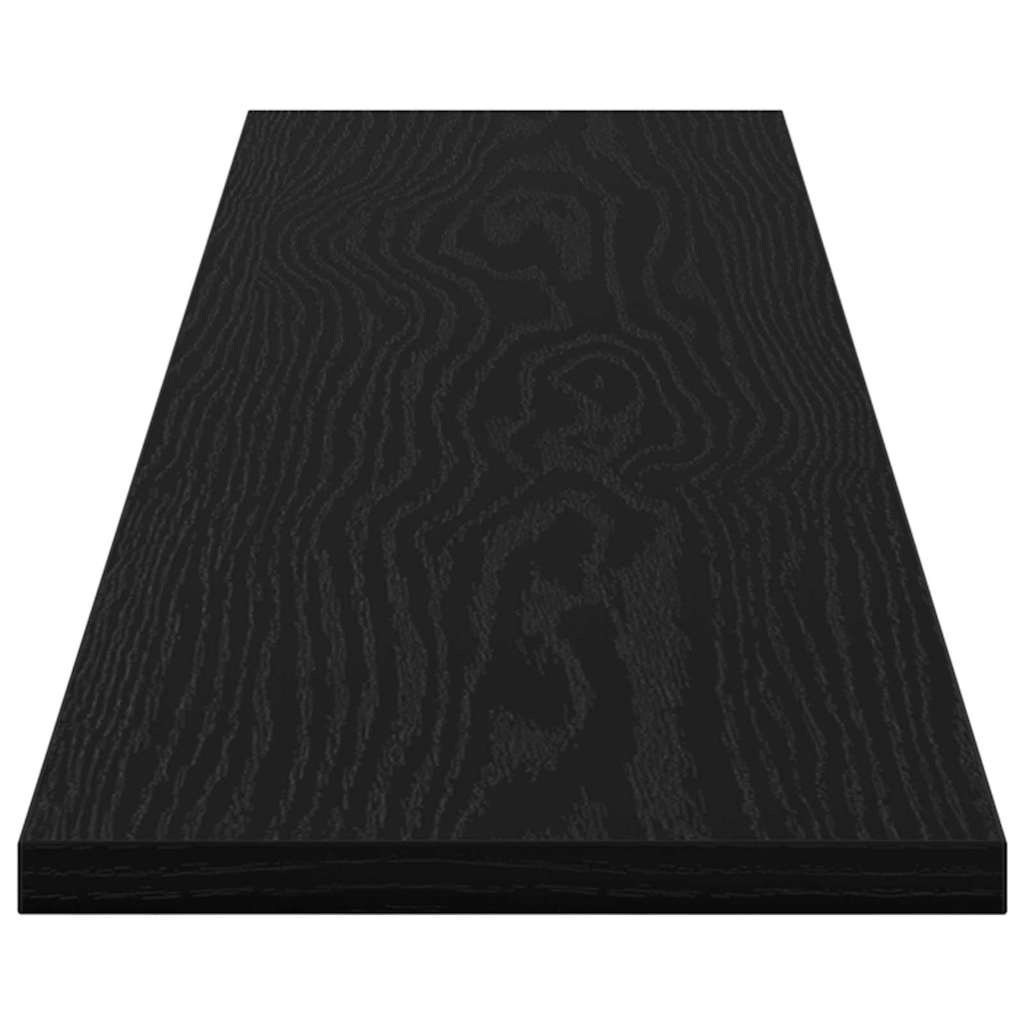 Estante de Prateleira 4 pcs Preto 100 x 20 x 1.5 cm