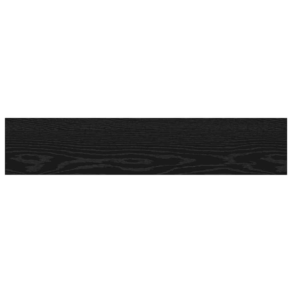 Estante de Prateleira 4 pcs Preto 100 x 20 x 1.5 cm