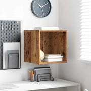 Armário de Parede com prateleira Madeira antiga 37 x 37 x 37 cm