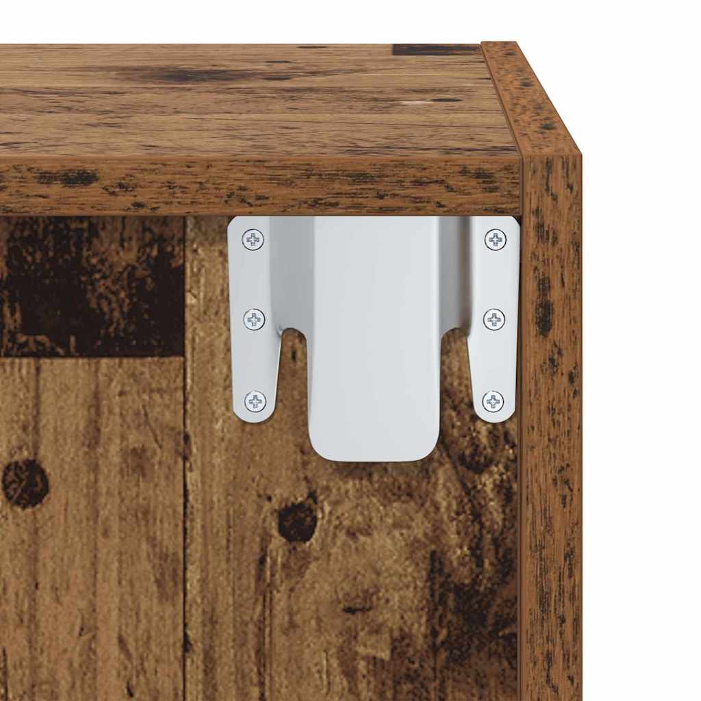 Conjunto de móvel de TV Madeira Antiga 37 x 37 x 72 cm