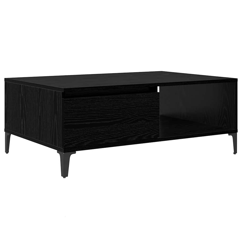 Mesa de centro Carvalho preto 90 x 60 x 35 cm