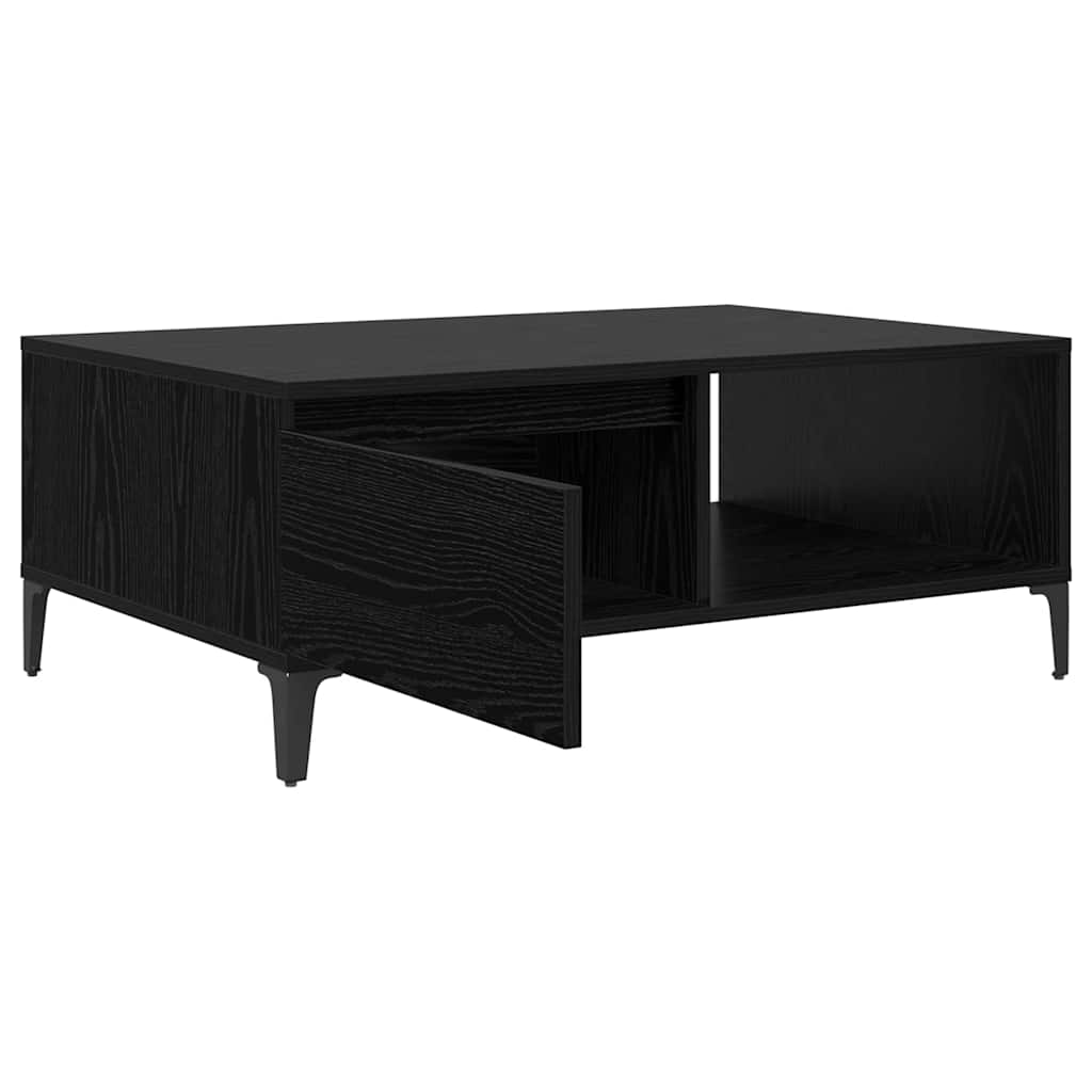 Mesa de centro Carvalho preto 90 x 60 x 35 cm