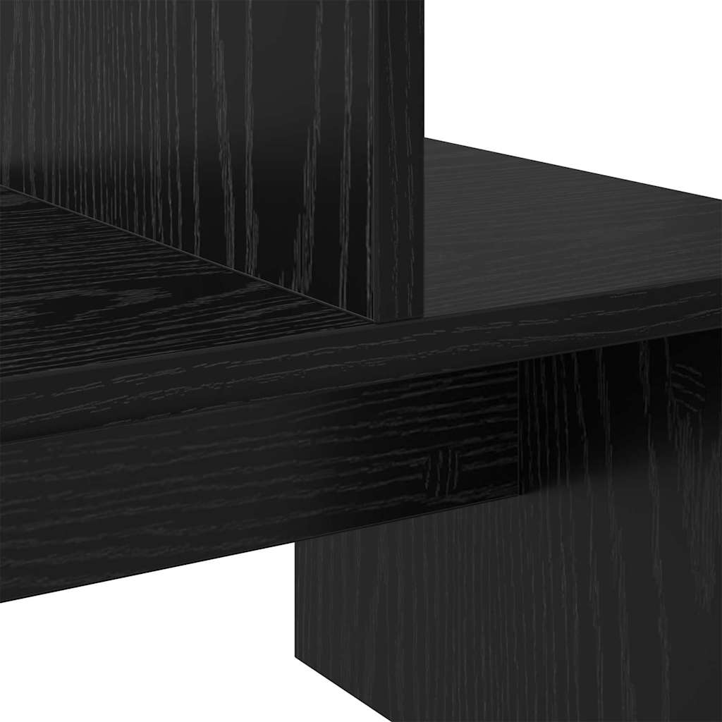 Conjunto de móvel de TV Carvalho Preto 180 x 30 x 43 cm