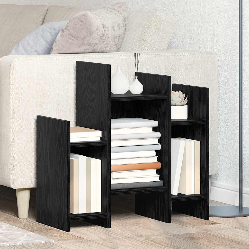 Armário lateral Carvalho preto 60 x 26 x 60 cm